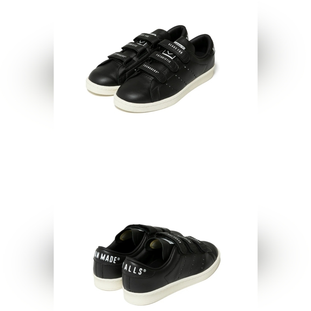 ADIDAS HUMAN MADE X UNOFLC " CORE BLACK" SNEAKERS. SIZE MEN'S 9.5